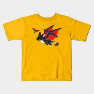 Corgipire Bat Kids T-Shirt